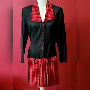 90's Sweet & Sassy! "Schoolgirl-vibe" Dress. Great for Halloween Costume!